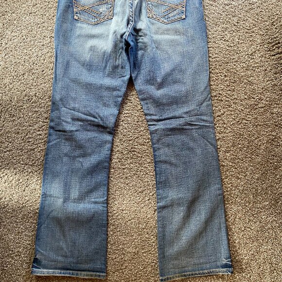 BKE Jeans Womens 33 x 33.5 Blue Kate Boot Cut Cowgirl Western Light Wash Casual - Picture 6 of 6